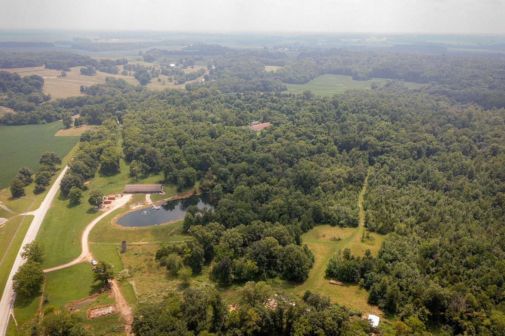 111 Acres of Land with Home for Sale in Palestine, Illinois