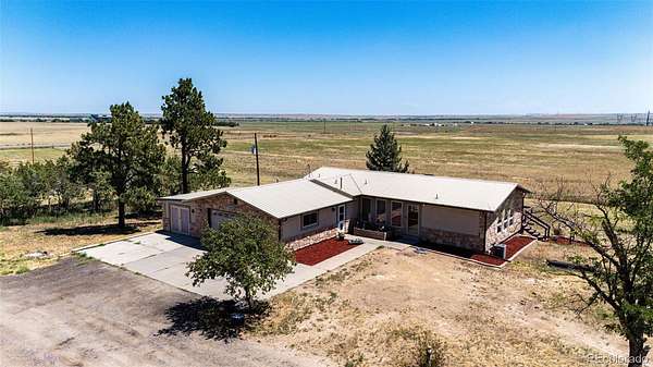 37 Acres of Recreational Land with Home for Sale in Byers, Colorado