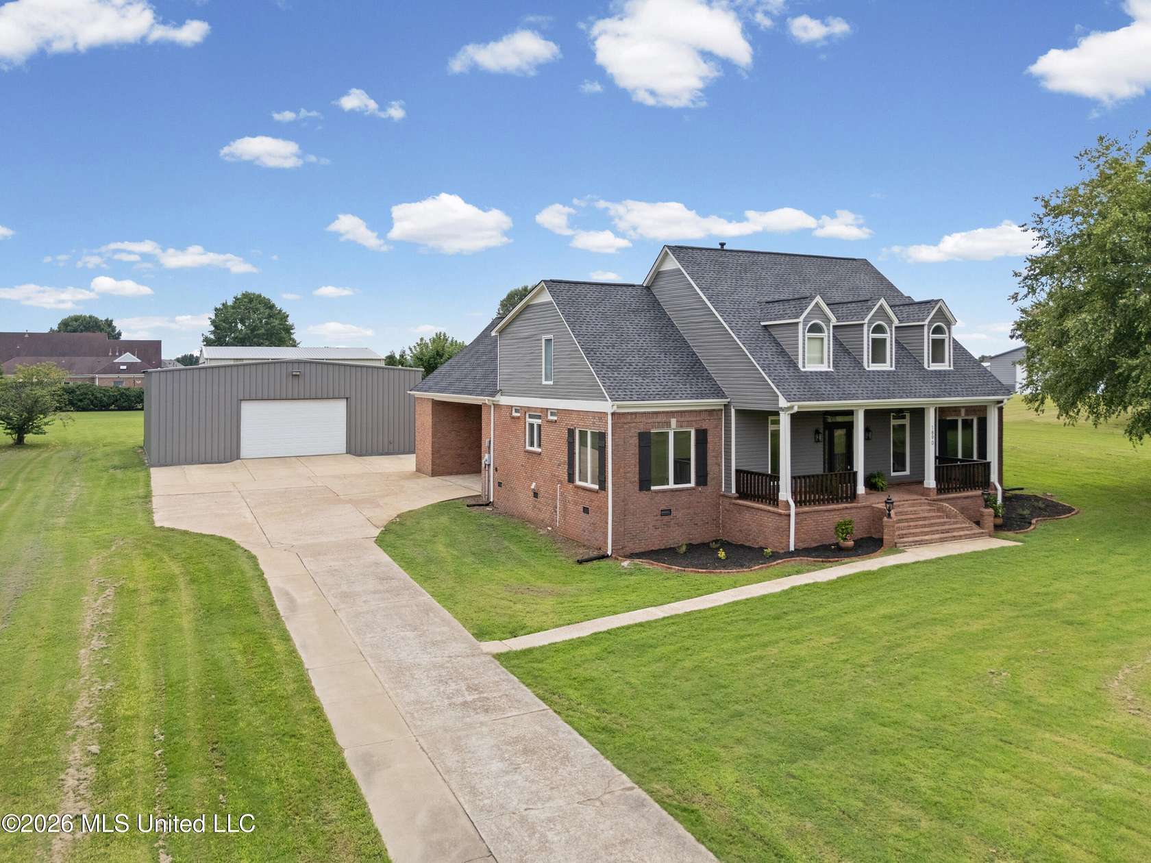 1.63 Acres of Land with Home for Sale in Hernando, Mississippi