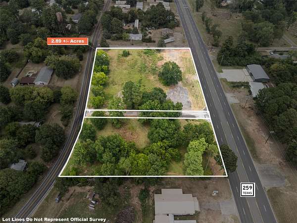 2.9 Acres of Commercial Land for Sale in Ore City, Texas