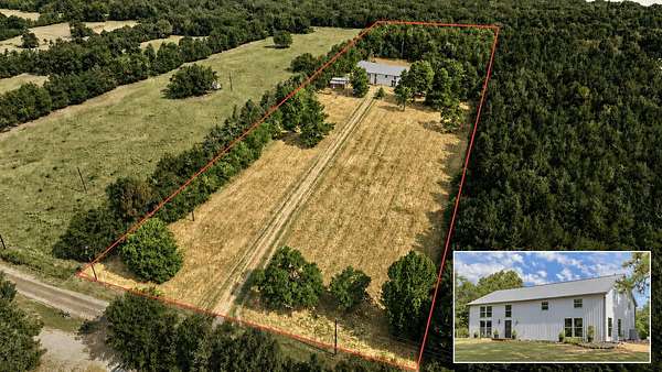 9.15 Acres of Land with Home for Sale in Pickton, Texas