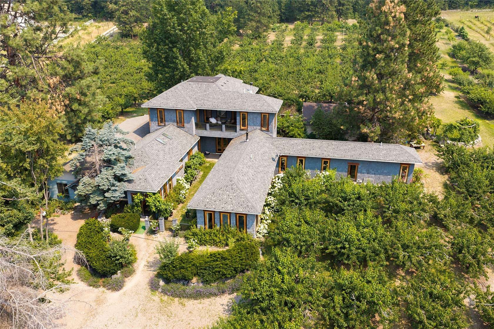 6.34 Acres of Land with Home for Sale in Bigfork, Montana
