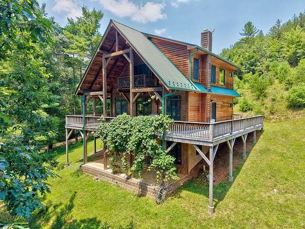 10.7 Acres of Recreational Land with Home for Sale in Fries, Virginia