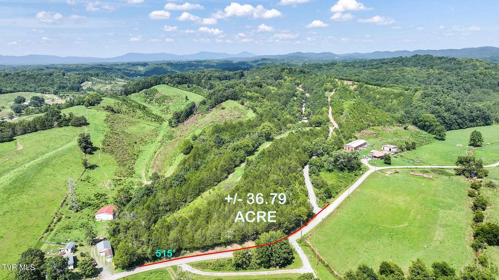 36.8 Acres of Recreational & Residential Land for Sale in Greeneville, Tennessee