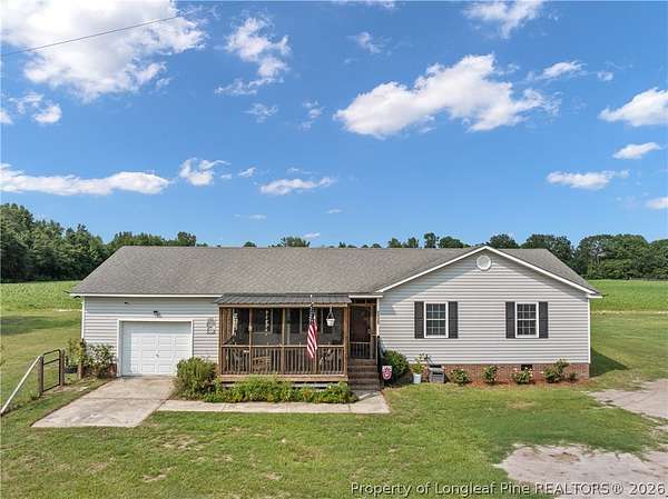 31.3 Acres of Recreational Land with Home for Sale in Roseboro, North Carolina