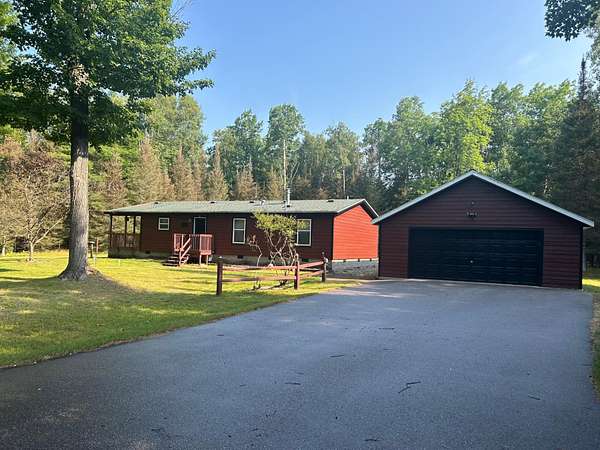 1.55 Acres of Land with Home for Sale in St. Germain Town, Wisconsin