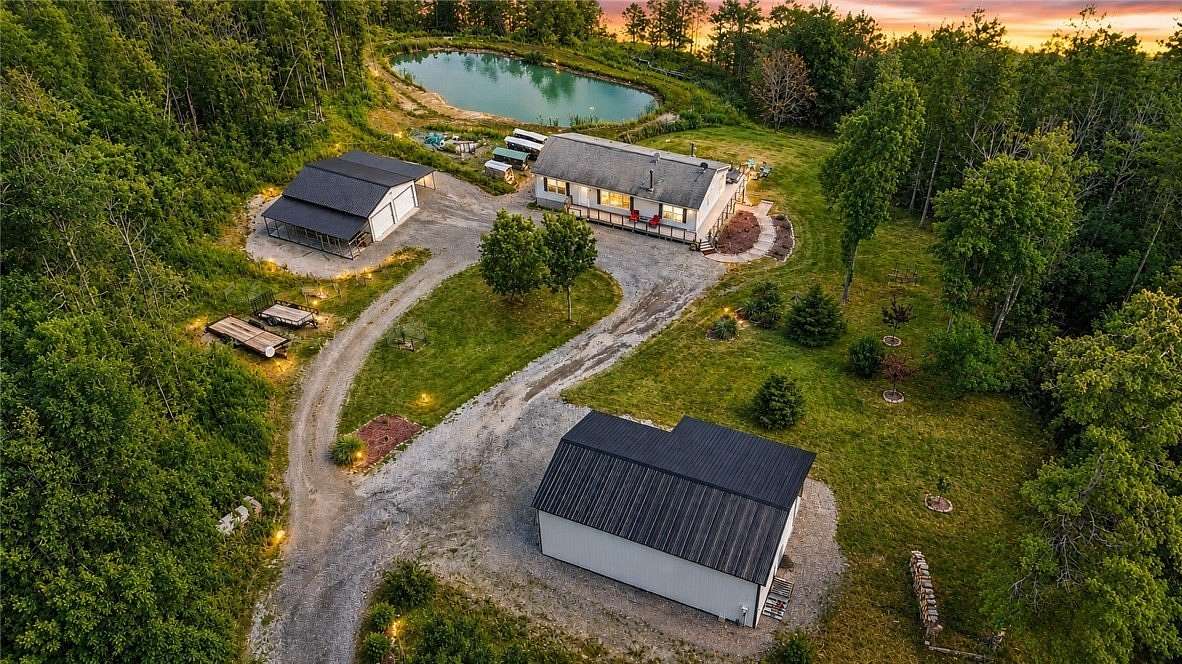 28.9 Acres of Land with Home for Sale in Honeoye, New York