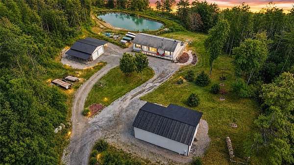 28.9 Acres of Land with Home for Sale in Honeoye, New York