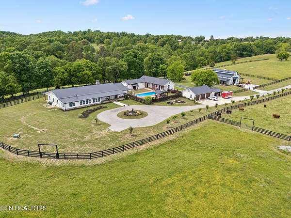 24.6 Acres of Land with Home for Sale in Lenoir City, Tennessee