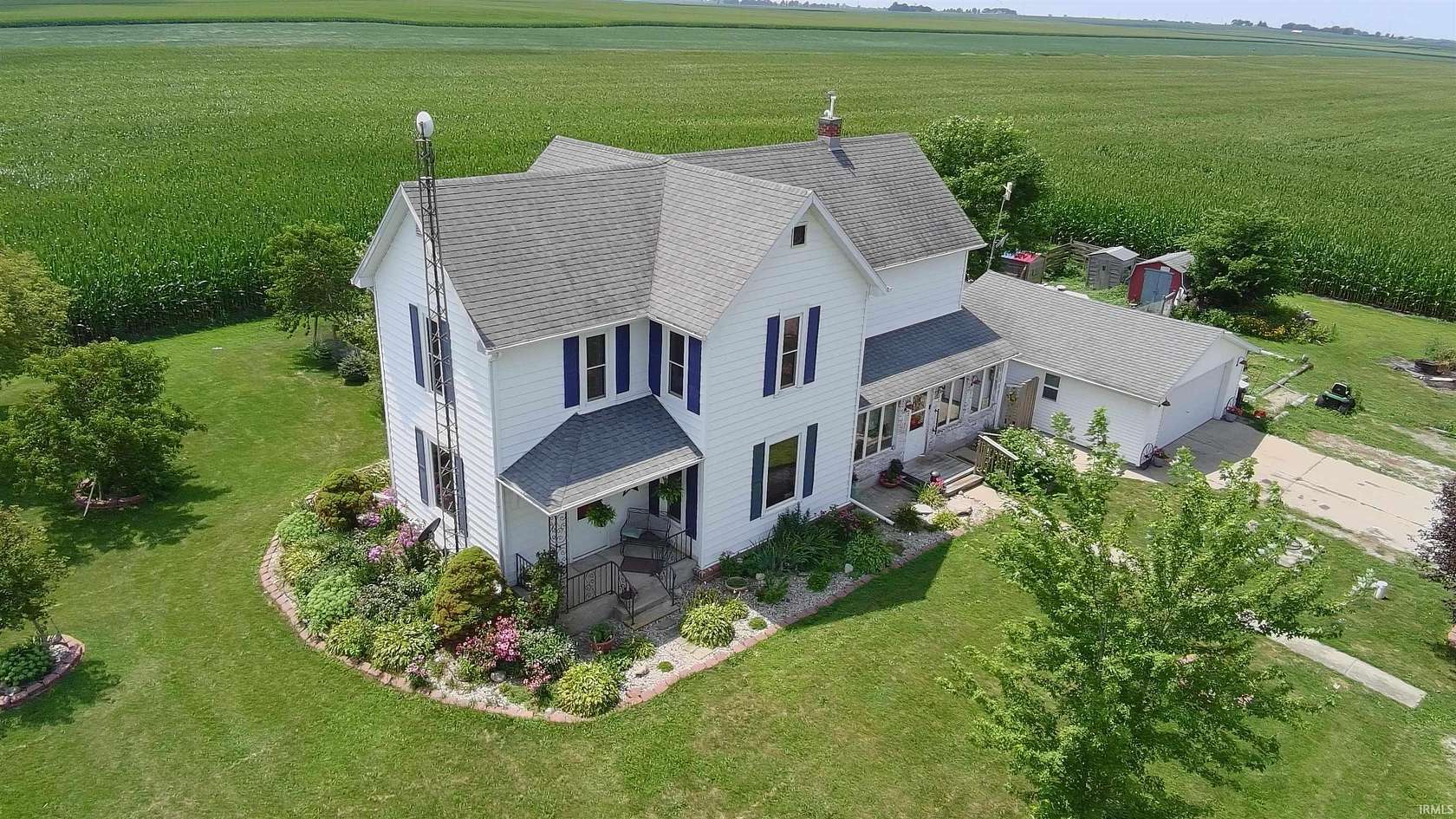 2.75 Acres of Land with Home for Sale in Fowler, Indiana
