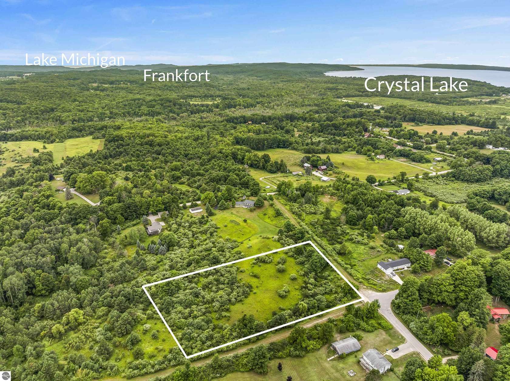 4.7 Acres of Land for Sale in Benzonia, Michigan