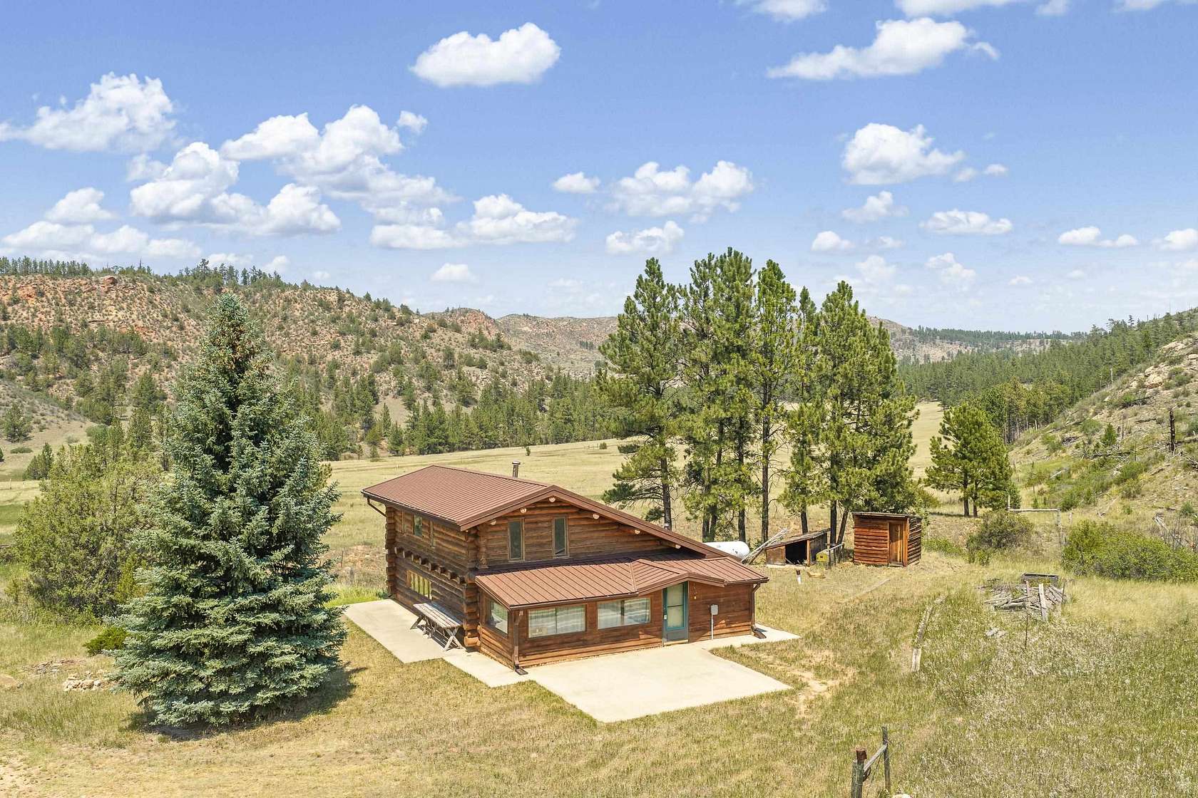 9.42 Acres of Land with Home for Sale in Custer, South Dakota