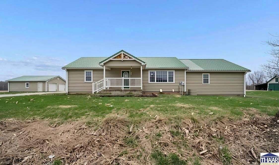 20 Acres of Agricultural Land with Home for Sale in Center Point, Indiana