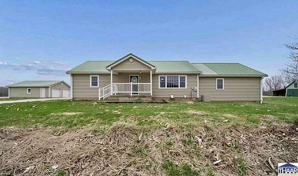 20 Acres of Agricultural Land with Home for Sale in Center Point, Indiana