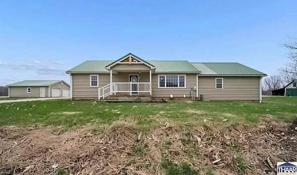 20 Acres of Agricultural Land with Home for Sale in Center Point, Indiana