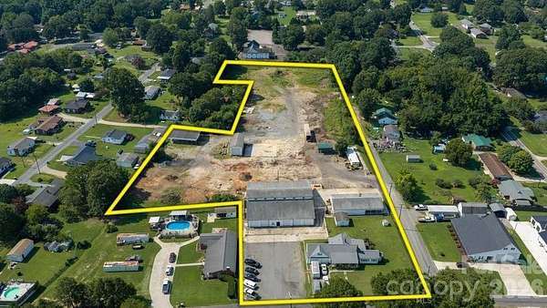5.39 Acres of Improved Mixed-Use Land for Sale in Kannapolis, North Carolina