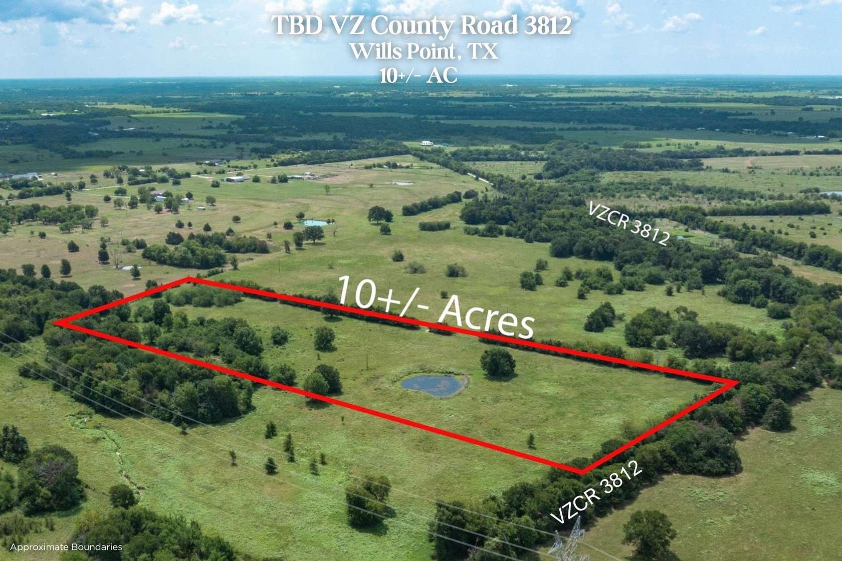 10 Acres of Land for Sale in Wills Point, Texas