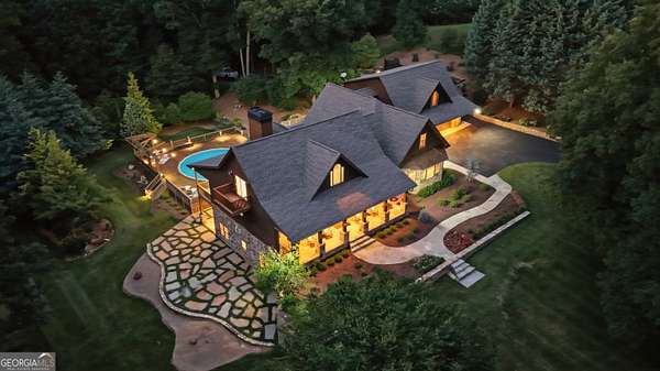 15.3 Acres of Land with Home for Sale in Clarkesville, Georgia