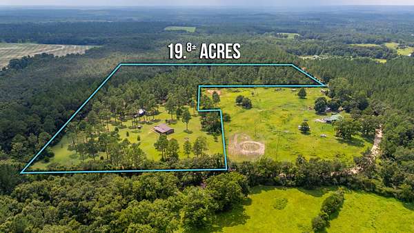 20 Acres of Land with Home for Sale in DeFuniak Springs, Florida