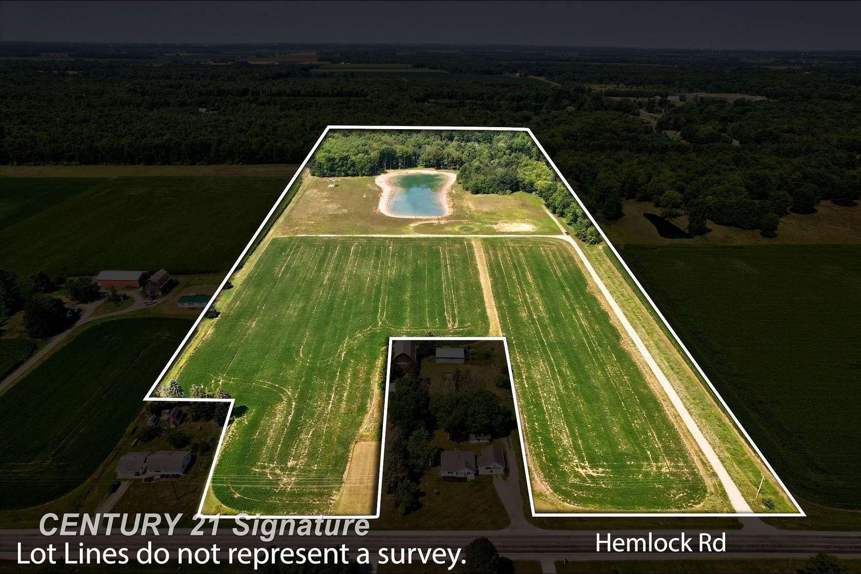 26 Acres of Land for Sale in Hemlock, Michigan