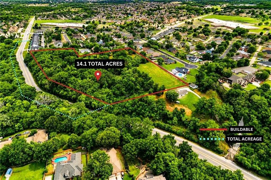 14.1 Acres of Land for Sale in Bentonville, Arkansas