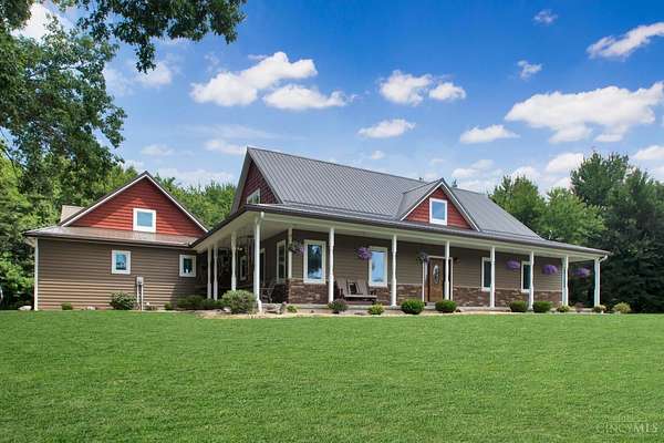 23.4 Acres of Recreational Land with Home for Sale in Stonelick Township, Ohio