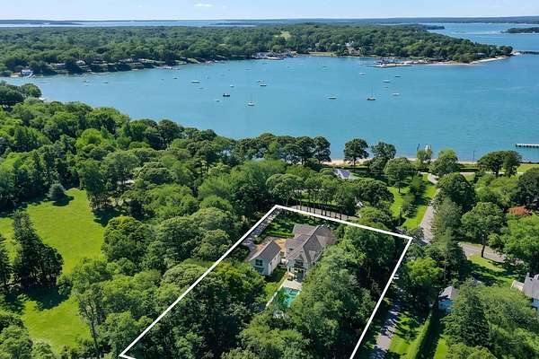 2.4 Acres of Land with Home for Sale in Dering Harbor, New York
