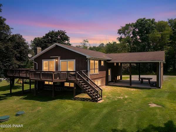 7.4 Acres of Land with Home for Sale in Lake Ariel, Pennsylvania
