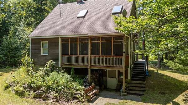 21 Acres of Recreational Land with Home for Sale in Liberty, Maine