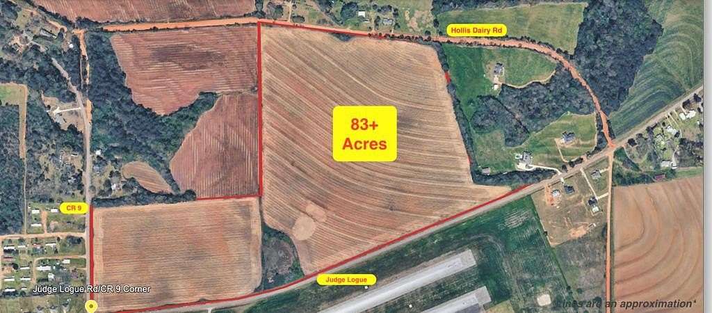 83.1 Acres of Land for Sale in Newton, Alabama