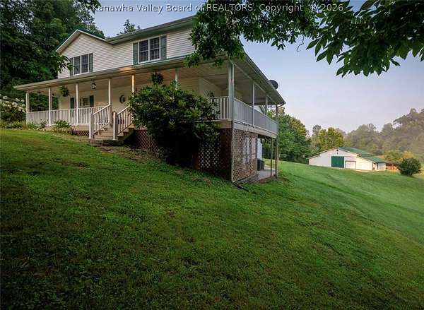 47.1 Acres of Land with Home for Sale in Buffalo, West Virginia