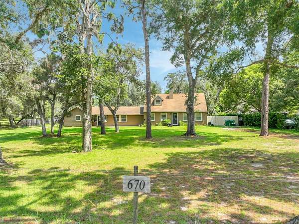 2.29 Acres of Land with Home for Sale in Geneva, Florida