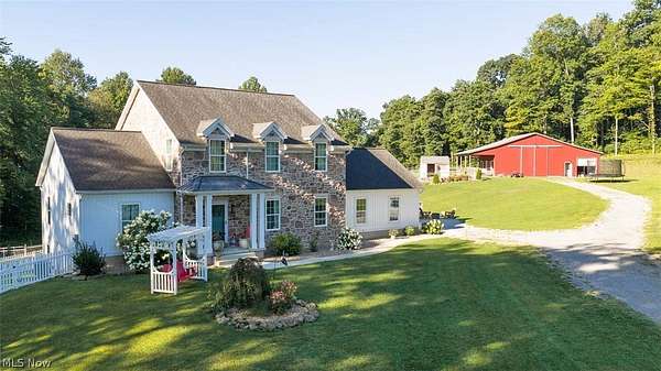 8 Acres of Land with Home for Sale in East Rochester, Ohio
