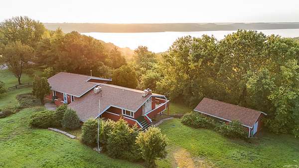 31.6 Acres of Recreational Land with Home for Sale in Manhattan, Kansas