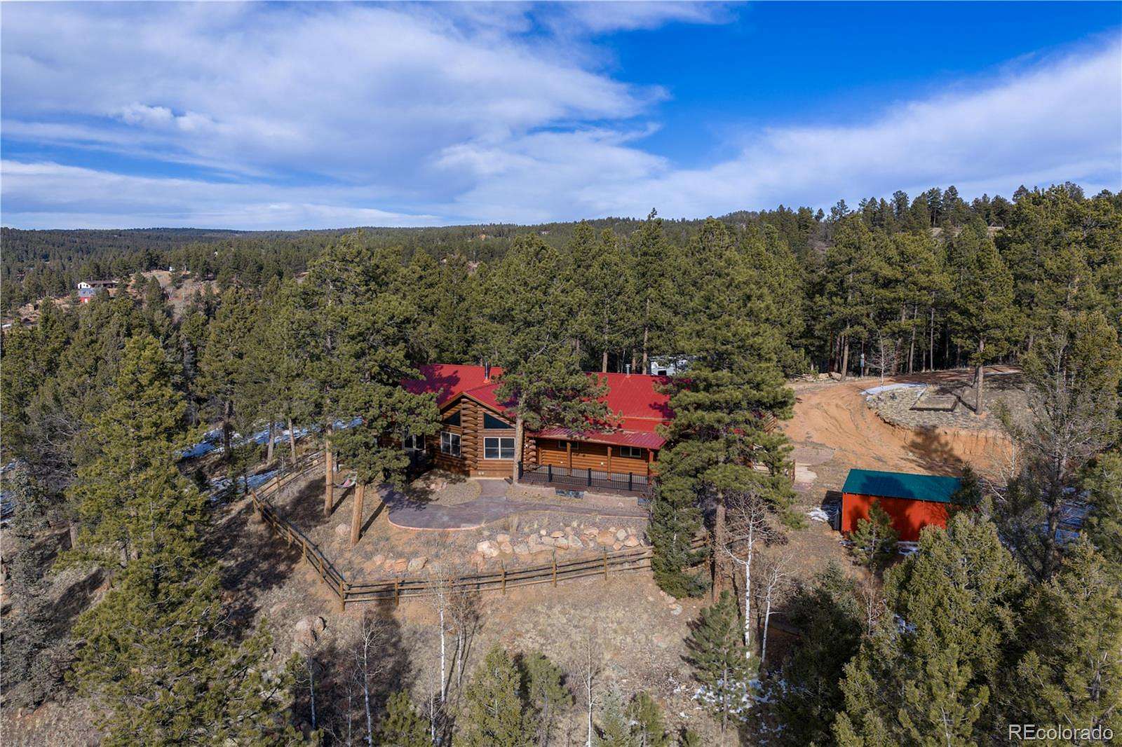 40 Acres of Agricultural Land with Home for Sale in Florissant, Colorado