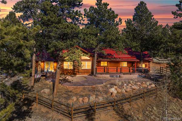 40 Acres of Agricultural Land with Home for Sale in Florissant, Colorado
