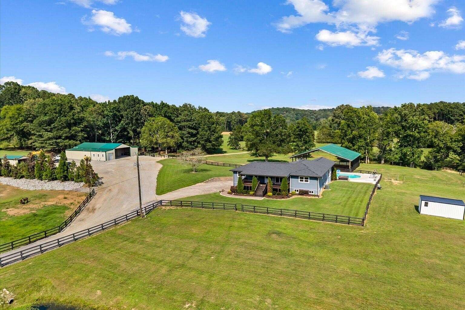 24.7 Acres of Land with Home for Sale in Ringgold, Georgia