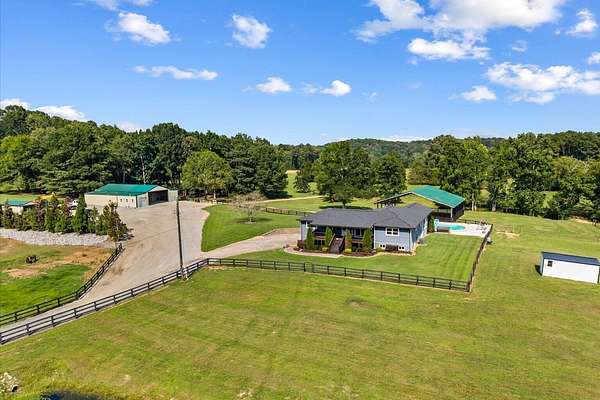 24.7 Acres of Land with Home for Sale in Ringgold, Georgia