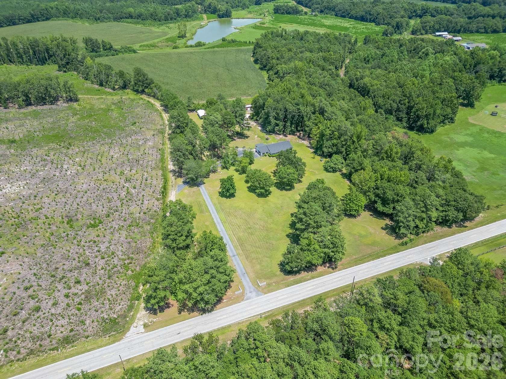 8 Acres of Land with Home for Sale in Kershaw, South Carolina