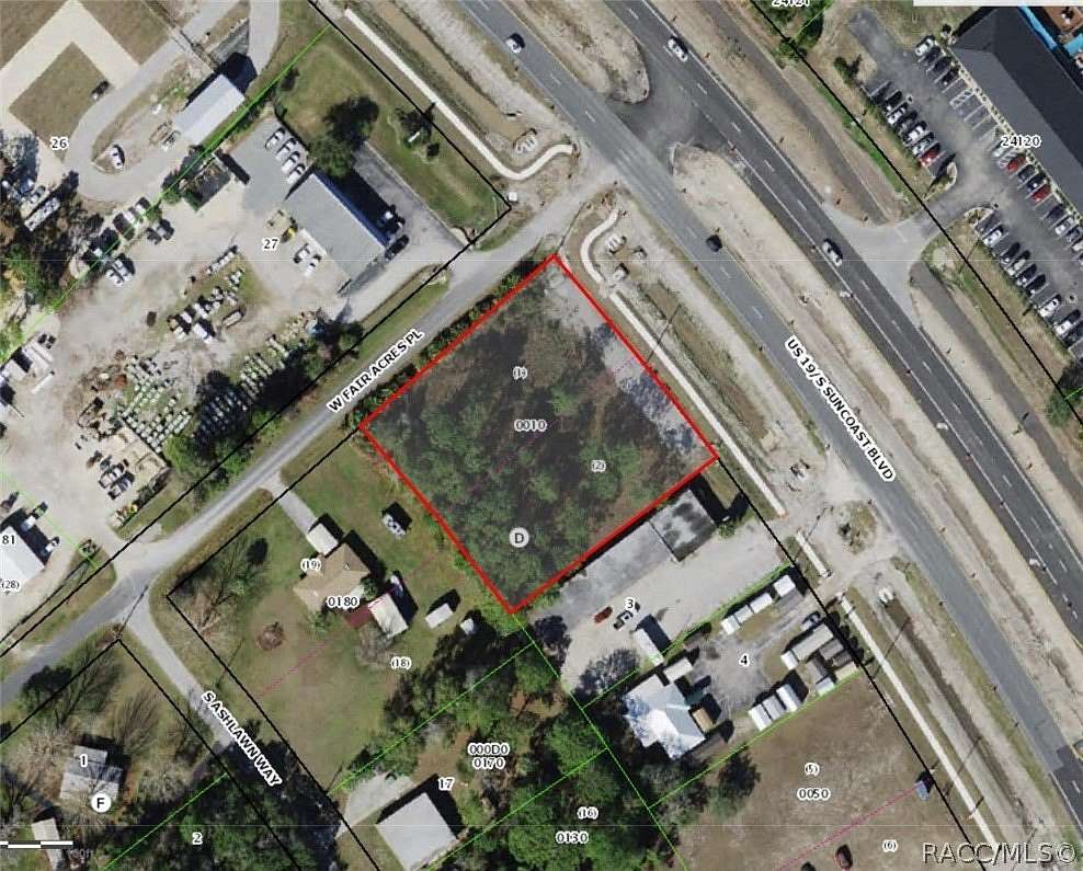 0.89 Acres of Mixed-Use Land for Sale in Homosassa, Florida