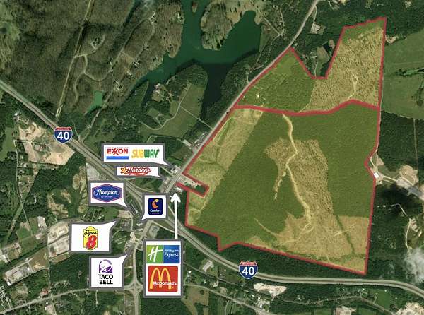 485 Acres of Mixed-Use Land for Sale in Crossville, Tennessee