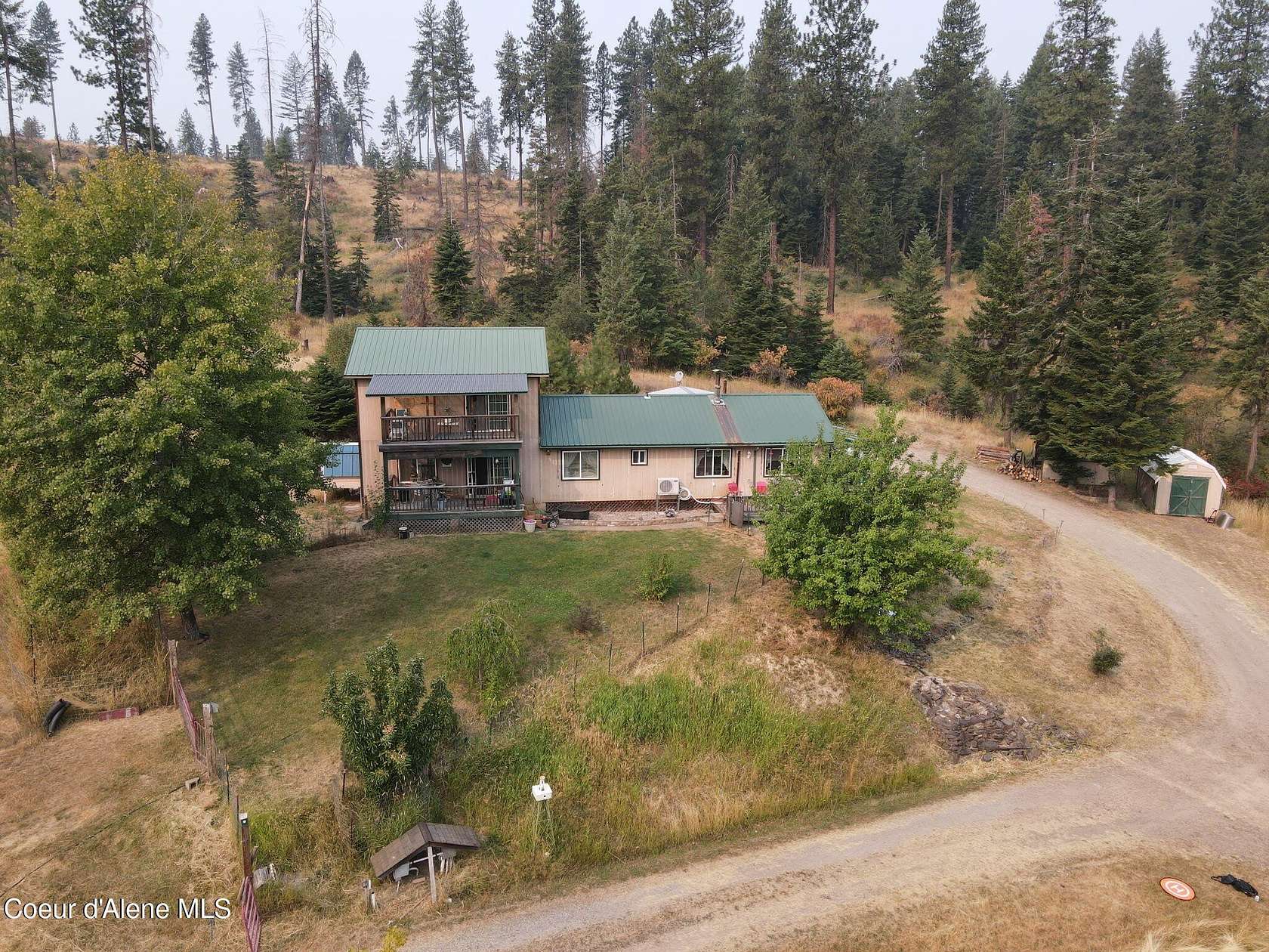 10 Acres of Land with Home for Sale in Coeur d'Alene, Idaho