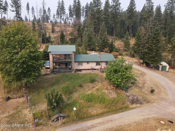 10 Acres of Land with Home for Sale in Coeur d'Alene, Idaho