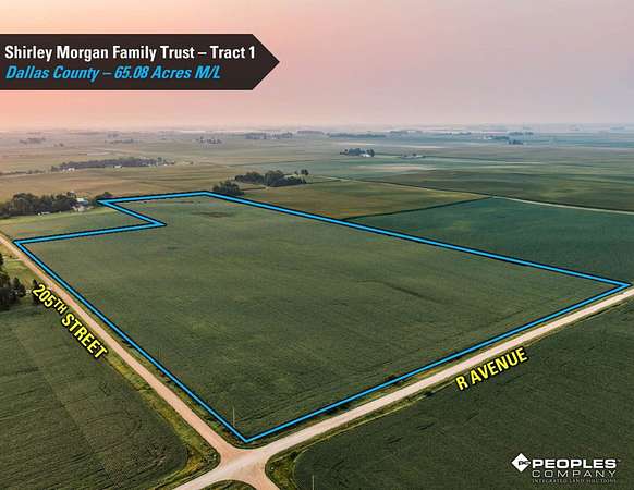 106 Acres of Land for Auction in Dallas Center, Iowa