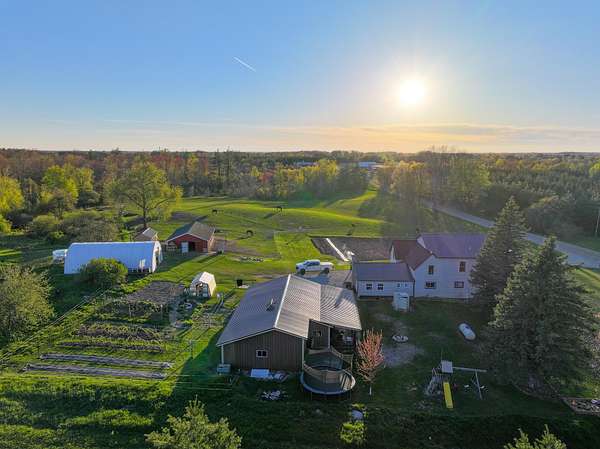 21.5 Acres of Recreational Land with Home for Sale in Le Roy, Michigan