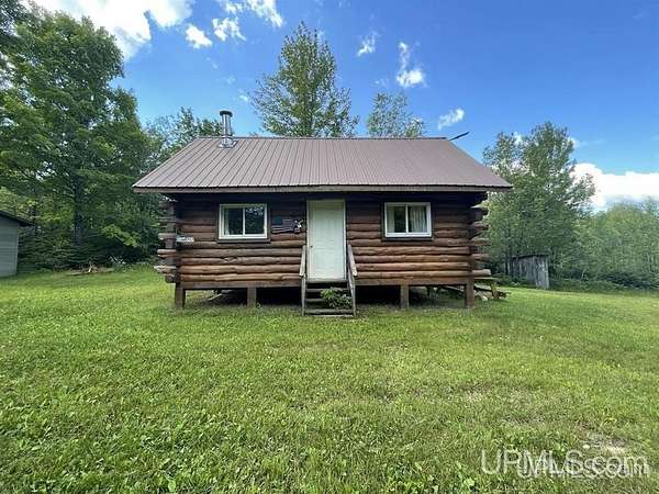 80 Acres of Recreational Land with Home for Sale in Crystal Falls Township, Michigan