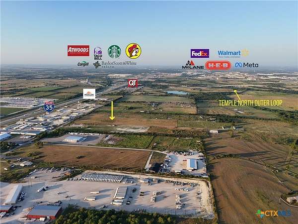 31.5 Acres of Land for Sale in Temple, Texas