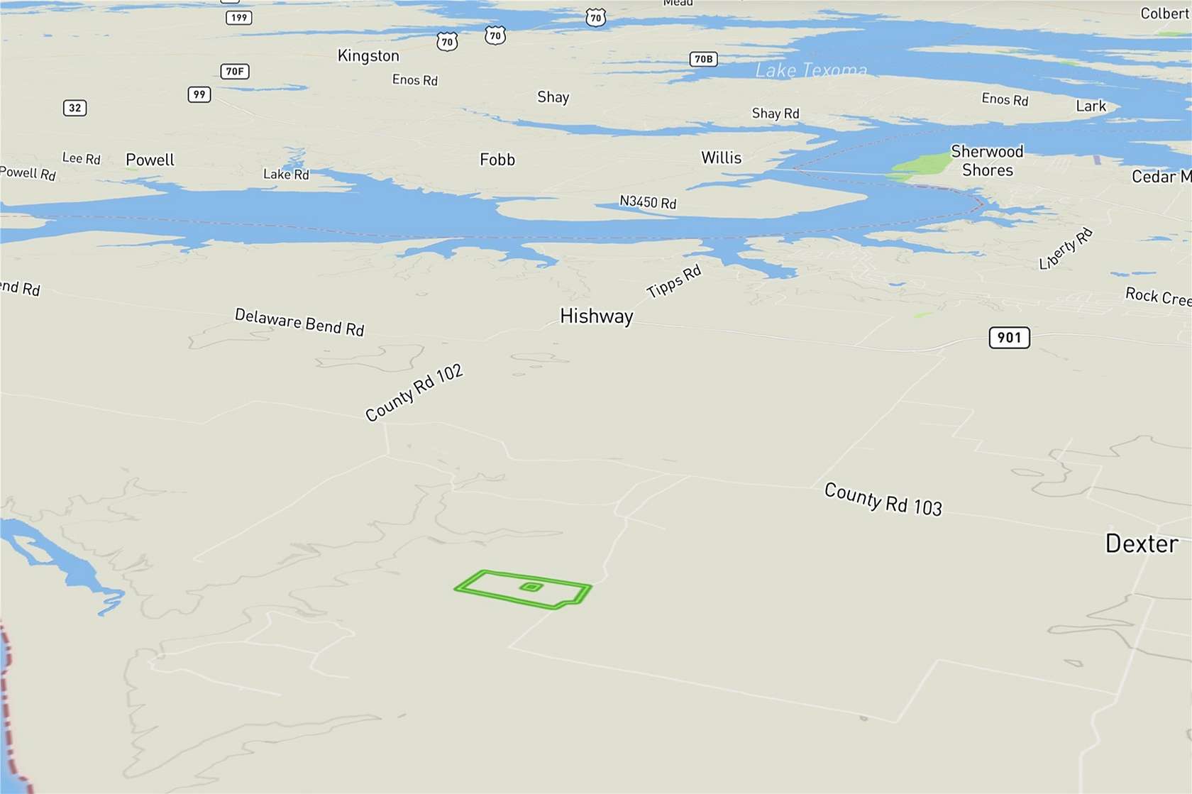 50 Acres of Land for Sale in Whitesboro, Texas