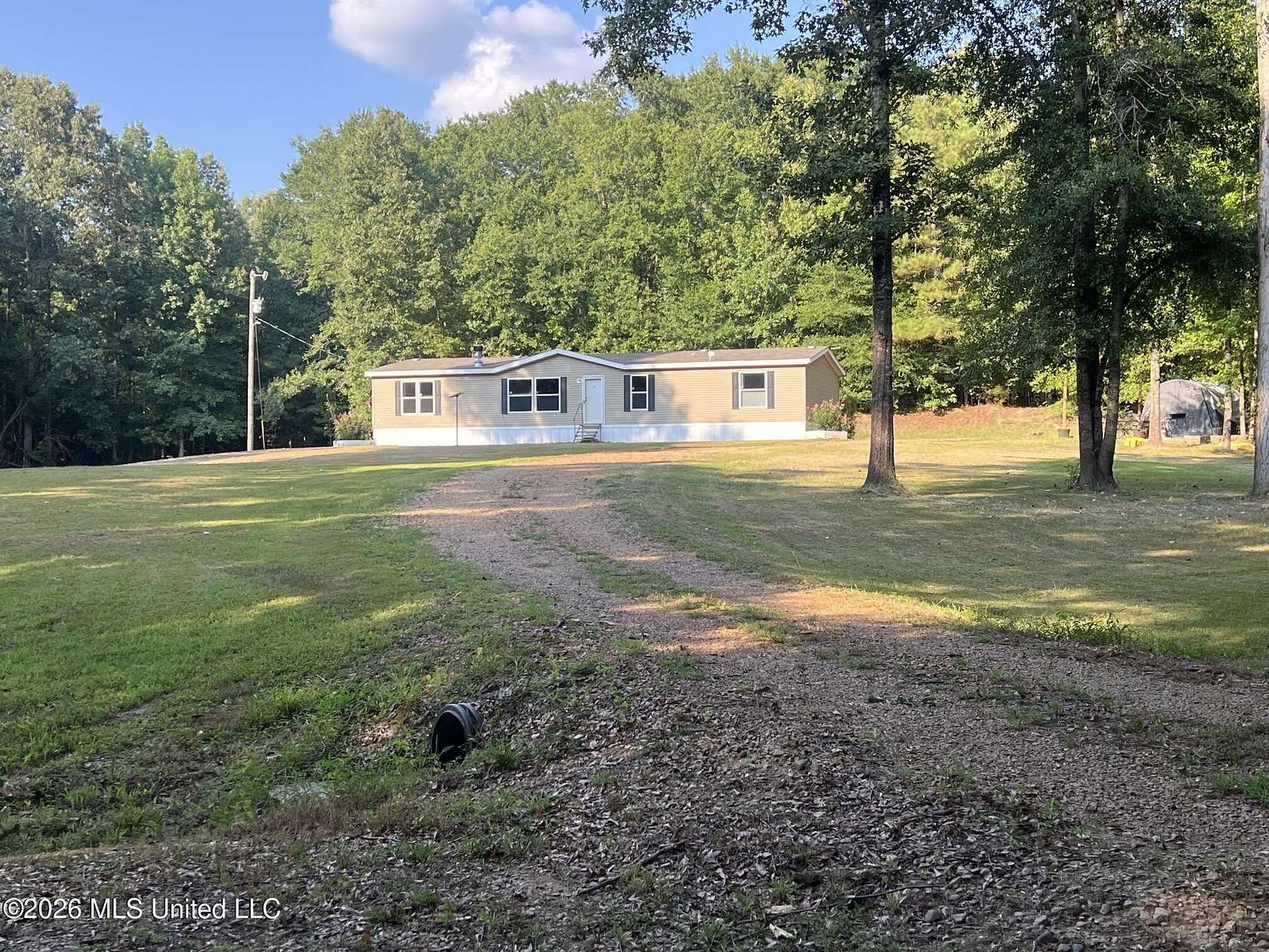 2 Acres of Land with Home for Sale in Benton, Mississippi