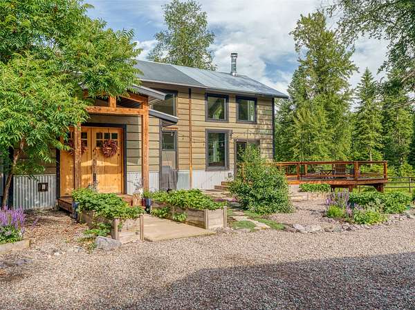 5.27 Acres of Land with Home for Sale in Bigfork, Montana